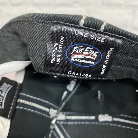 Mitsubishi Motors Hat Cap Strap Back Black Pony Tail Hole Embroidered Logo Beads - Picture 12 of 14